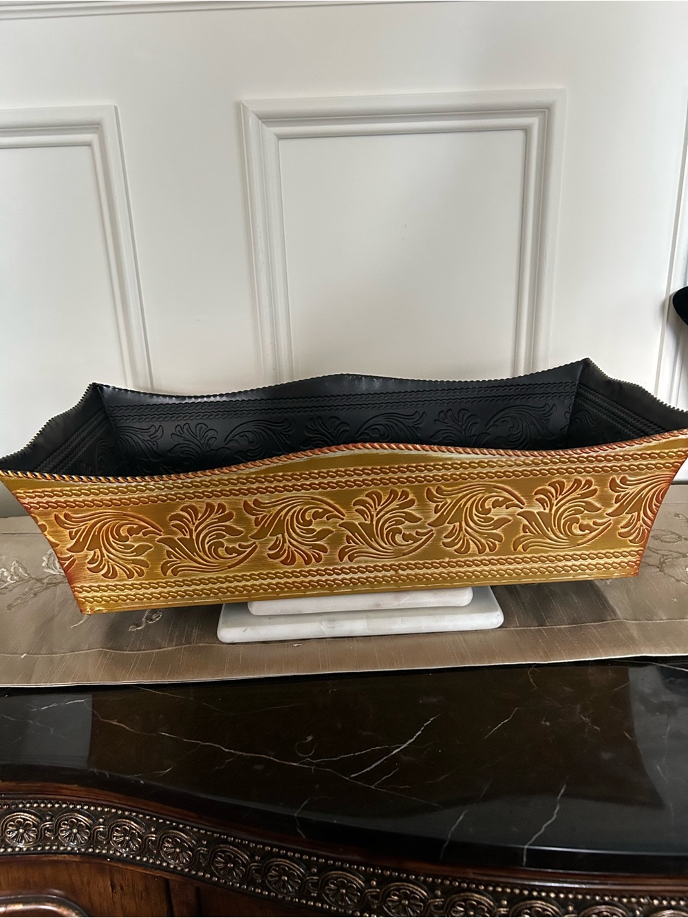 Large vintage metal tub